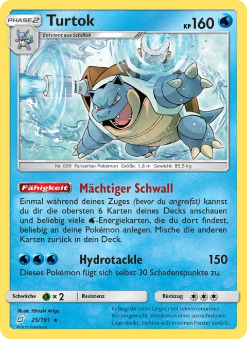 Blastoise [Powerful Squall | Hydro Tackle]