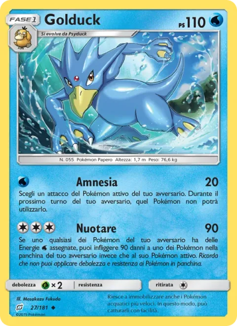 Golduck [Amnesia | Swim]