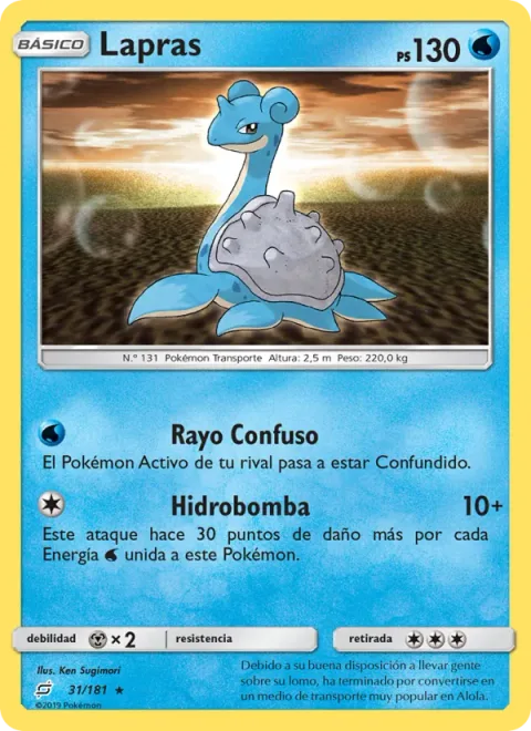 Lapras [Confuse Ray | Hydro Pump]