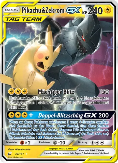 Pikachu & Zekrom GX [Full Blitz | Tag Bolt GX]