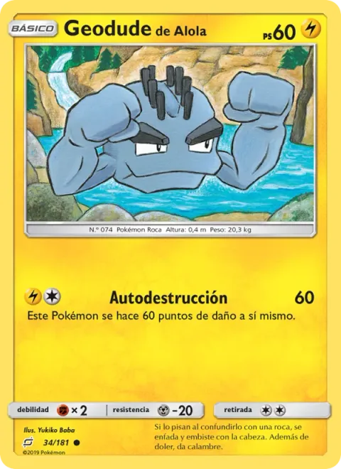 Alolan Geodude [Self-Destruct]