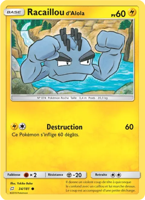 Alolan Geodude [Self-Destruct]