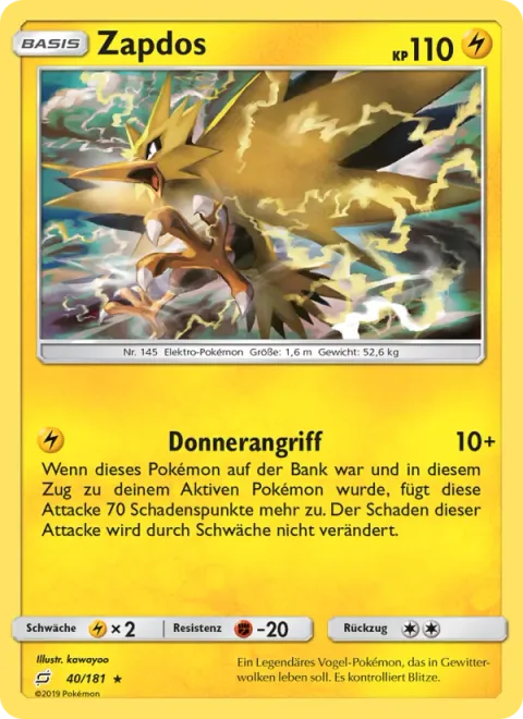Zapdos [Thunderous Assault]