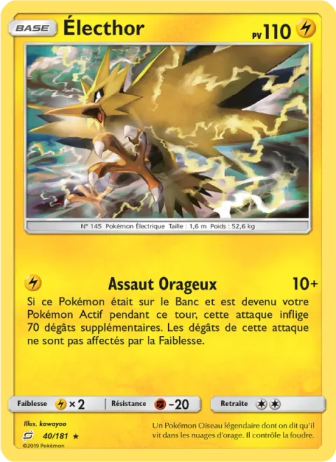 Zapdos [Thunderous Assault]