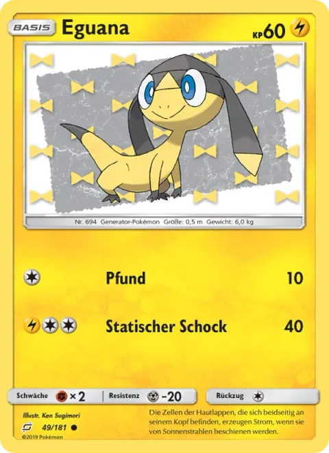 Helioptile [Pound | Static Shock]