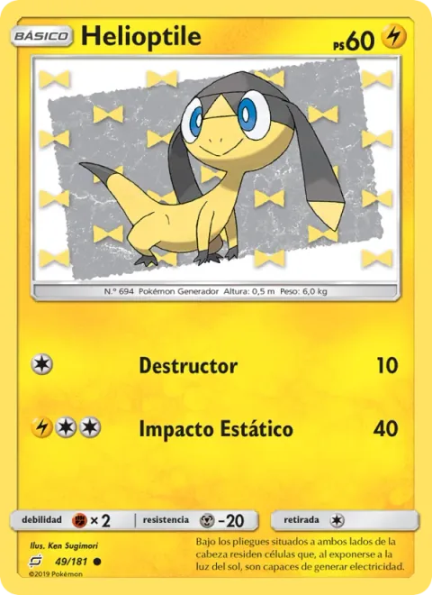 Helioptile [Pound | Static Shock]