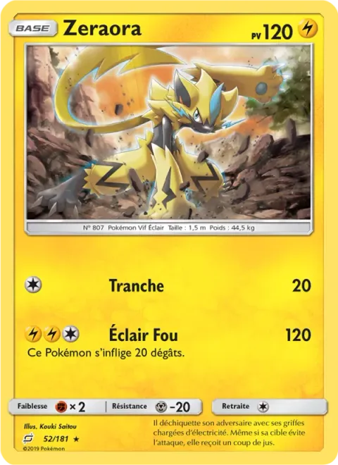 Zeraora [Slash | Wild Charge]