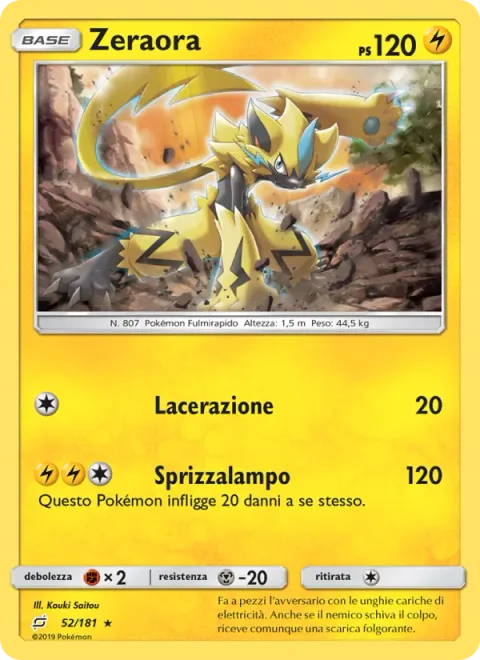 Zeraora [Slash | Wild Charge]