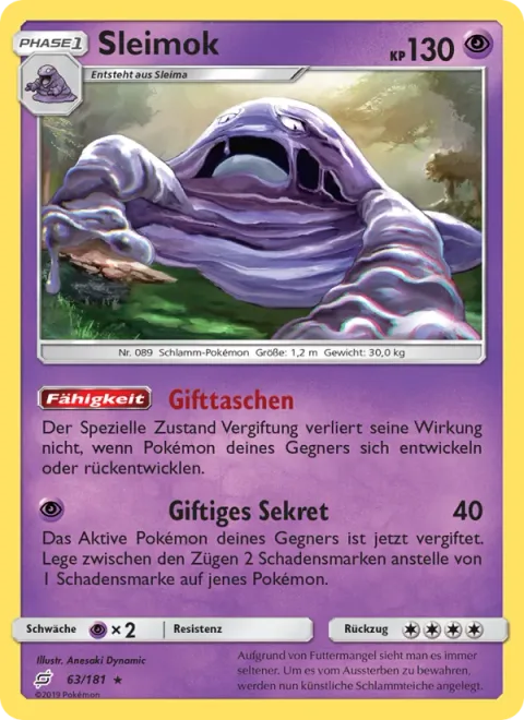 Muk [Poison Sacs | Toxic Secretion]