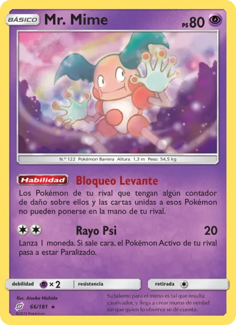 Mr. Mime [Scoop-Up Block | Psy Bolt]