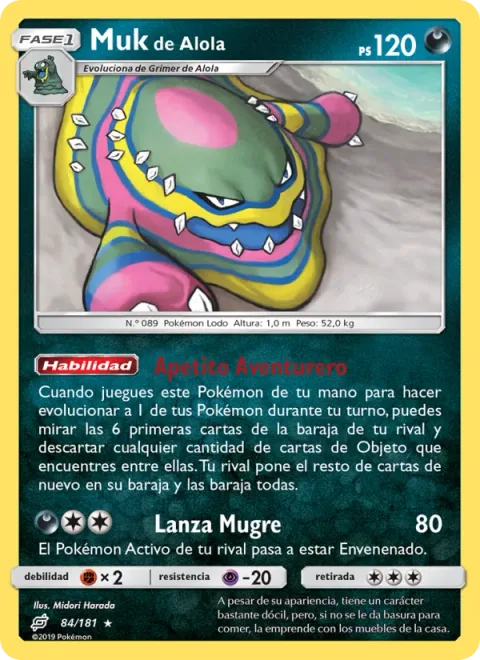 Alolan Muk [Adventurous Appetite | Gunk Shot]