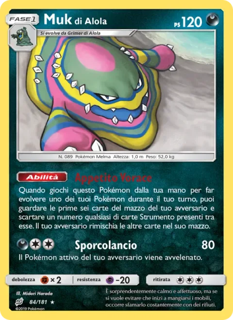Alolan Muk [Adventurous Appetite | Gunk Shot]
