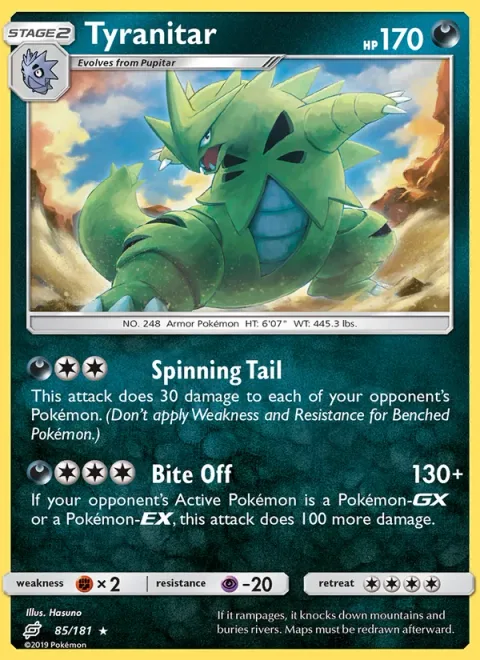 Tyranitar [Spinning Tail | Bite Off]