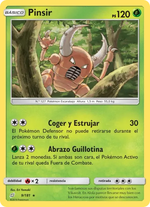 Pinsir [Grip And Squeeze | Guillotine Hug]