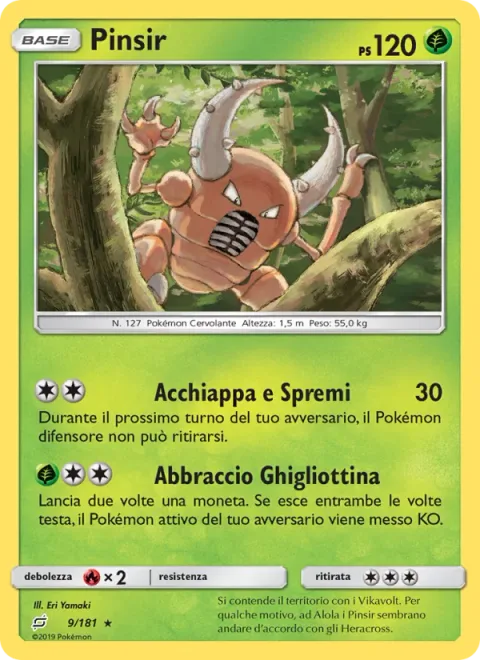 Pinsir [Grip And Squeeze | Guillotine Hug]