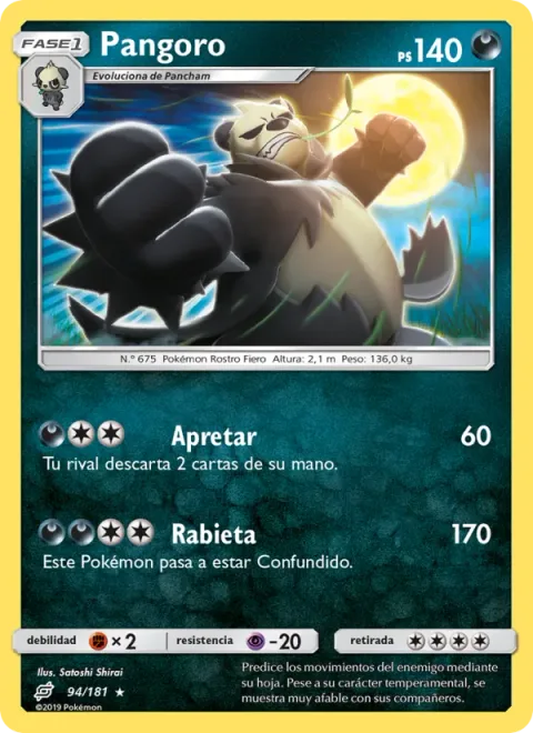 Pangoro [Tighten Up | Tantrum]