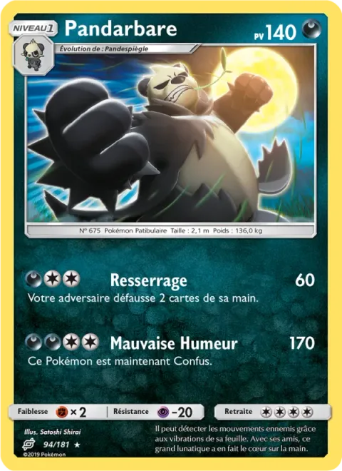 Pangoro [Tighten Up | Tantrum]