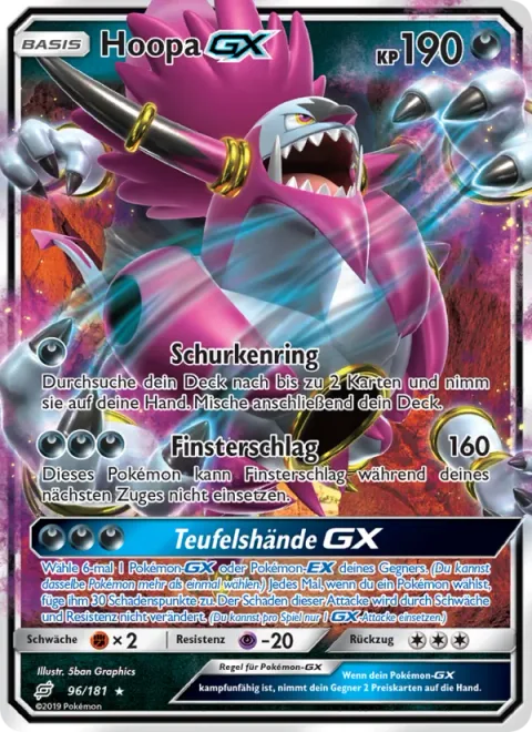 Hoopa GX [Rogue Ring | Dark Strike | Devilish Hands GX]