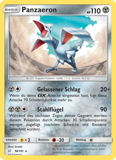Skarmory [Calm Strike | Steel Wing]