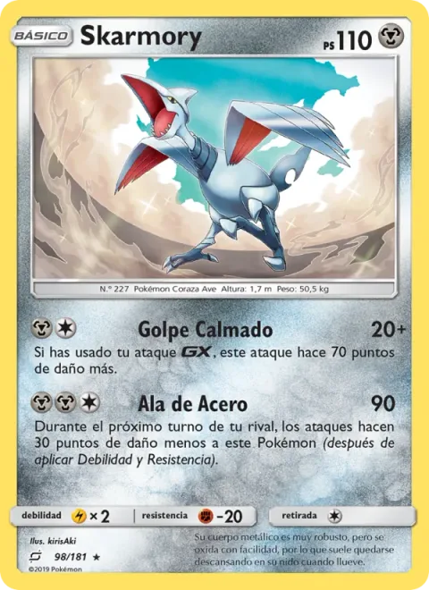 Skarmory [Calm Strike | Steel Wing]