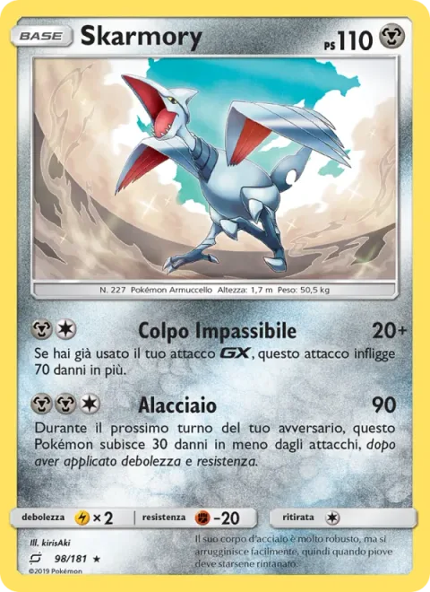Skarmory [Calm Strike | Steel Wing]