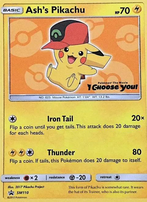 Ash's Pikachu [Iron Tail | Thunder]