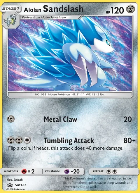 Alolan Sandslash [Metal Claw | Tumbling Attack]