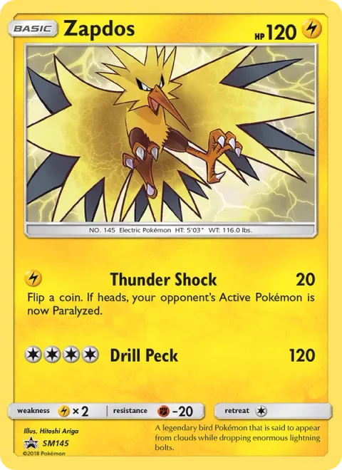 Zapdos [Thunder Shock | Drill Peck]