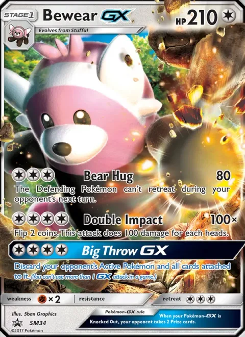 Bewear GX [Bear Hug | Double Impact | Big Throw GX]