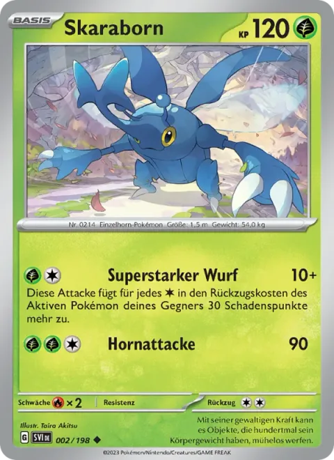 Heracross [Superpowered Throw | Horn Attack]