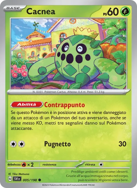 Cacnea [Counterattack Quills | Light Punch]
