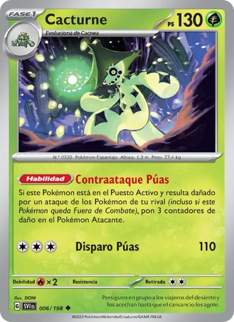Cacturne [Counterattack Quills | Spike Shot]