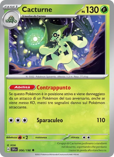 Cacturne [Counterattack Quills | Spike Shot]