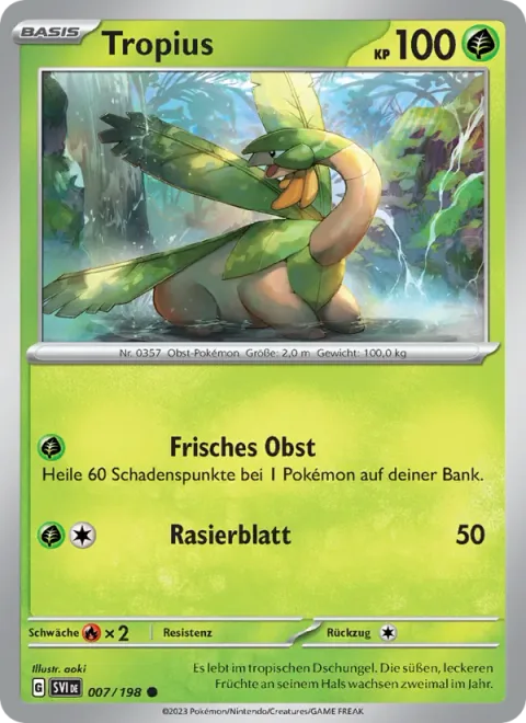 Tropius [Fresh-Picked Fruit | Razor Leaf]