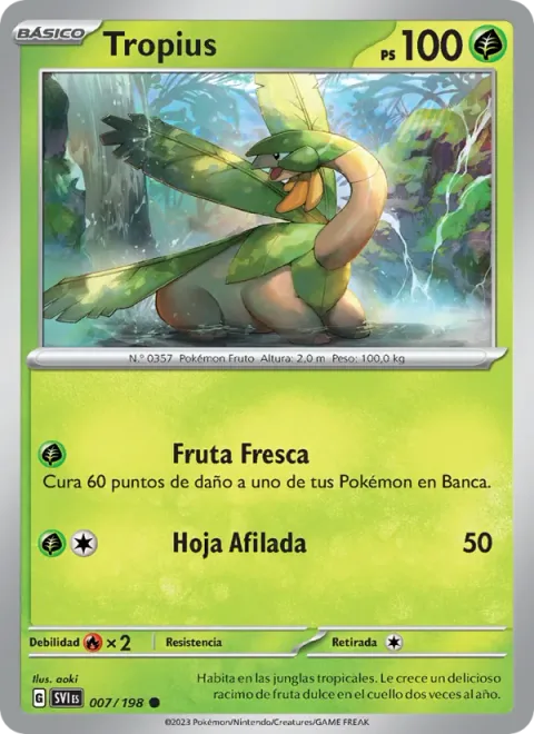 Tropius [Fresh-Picked Fruit | Razor Leaf]