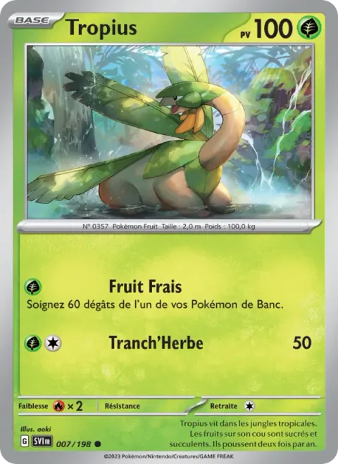 Tropius [Fresh-Picked Fruit | Razor Leaf]