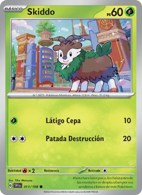 Skiddo [Vine Whip | Smash Kick]