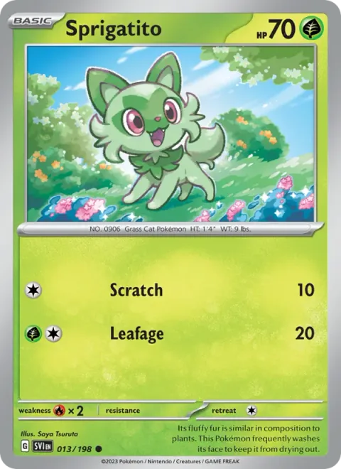 Sprigatito [Scratch | Leafage]