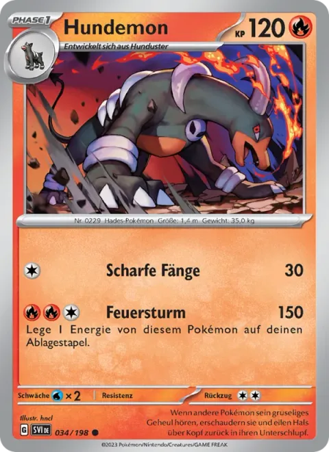 Houndoom [Sharp Fang | Fire Blast]
