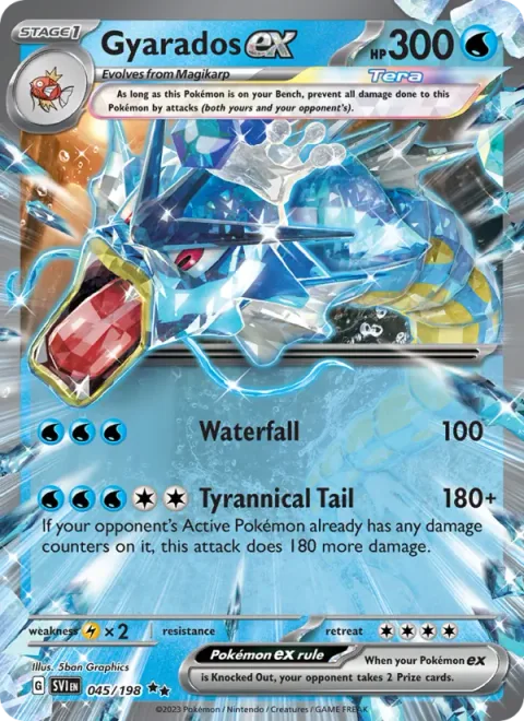 Gyarados ex [Waterfall | Tyrannical Tail]