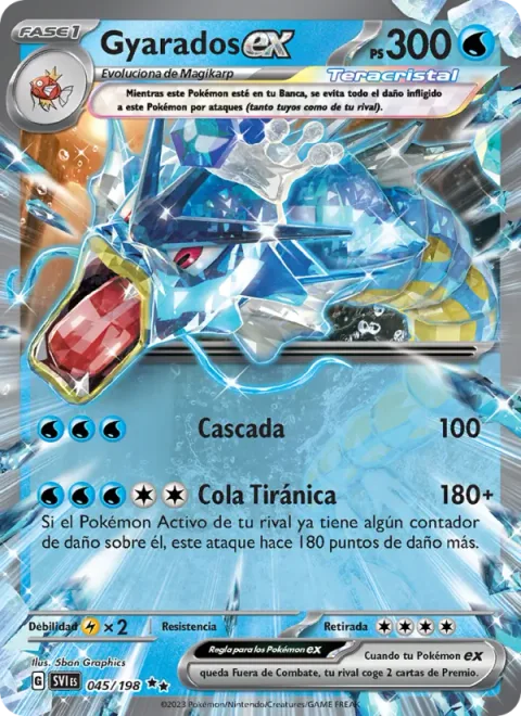 Gyarados ex [Waterfall | Tyrannical Tail]