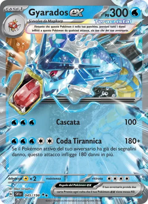 Gyarados ex [Waterfall | Tyrannical Tail]