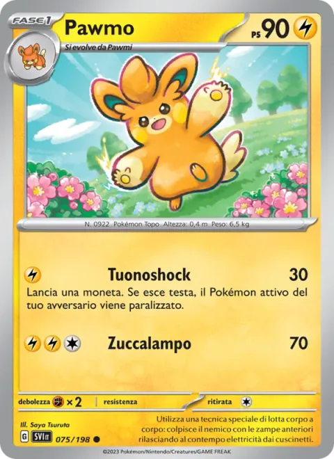 Pawmo [Thunder Shock | Head Bolt]