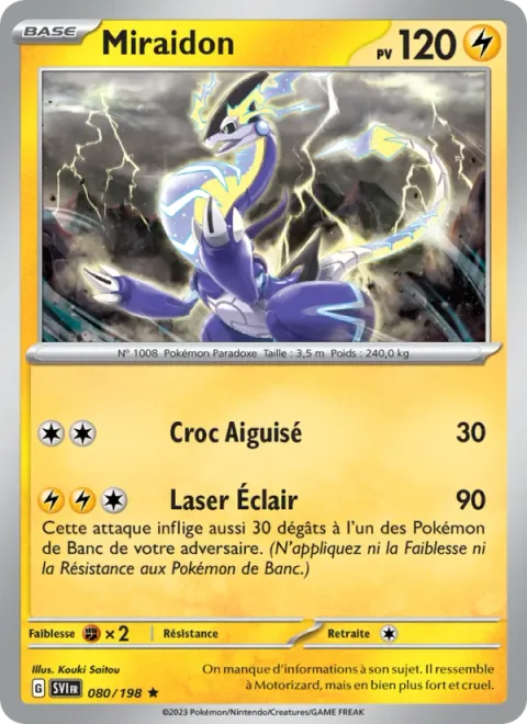 Miraidon [Sharp Fang | Lightning Laser]