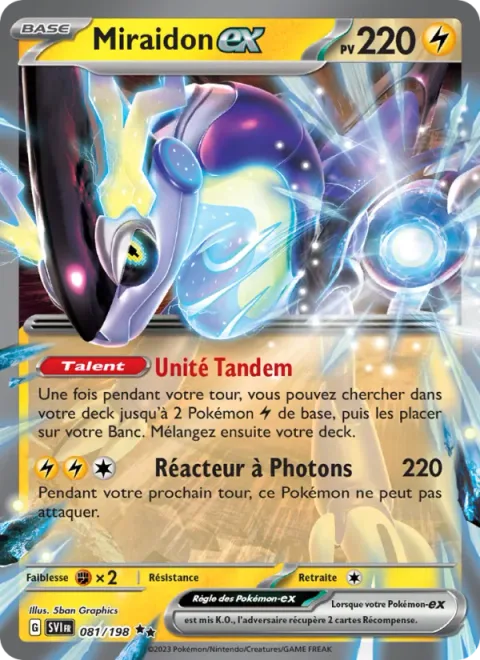 Miraidon ex [Tandem Unit | Photon Blaster]