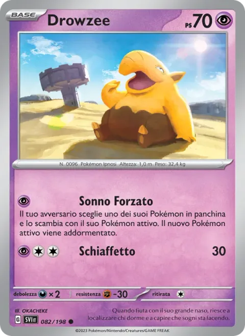 Drowzee [Forced Sleep | Gentle Slap]