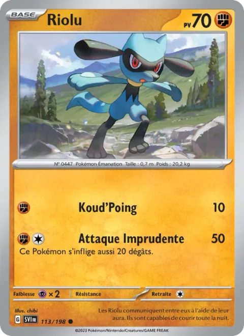 Riolu [Punch | Reckless Charge]