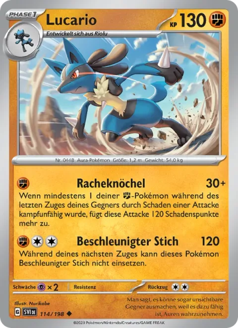 Lucario [Avenging Knuckle | Accelerating Stab]