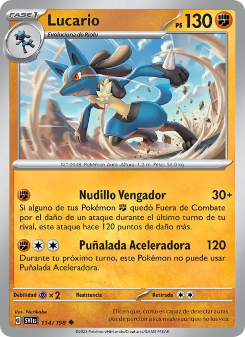 Lucario [Avenging Knuckle | Accelerating Stab]