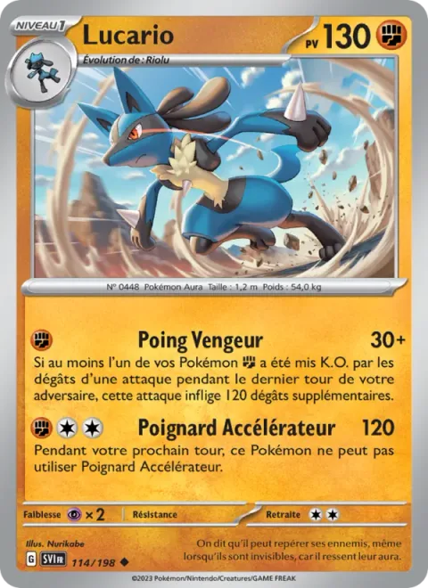 Lucario [Avenging Knuckle | Accelerating Stab]